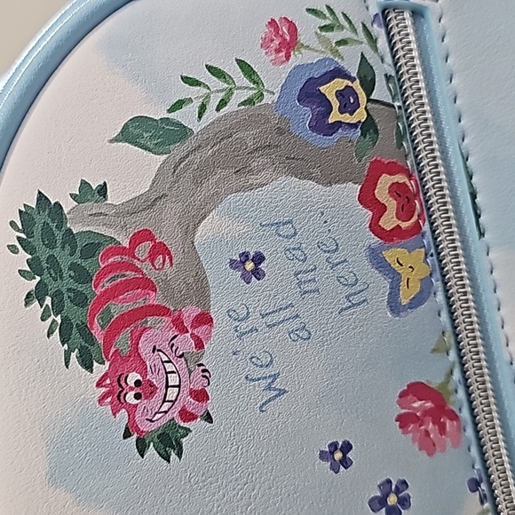 Loungefly Disney Alice In Wonderland Watercolor Mini Backpack - Picture 6 of 10